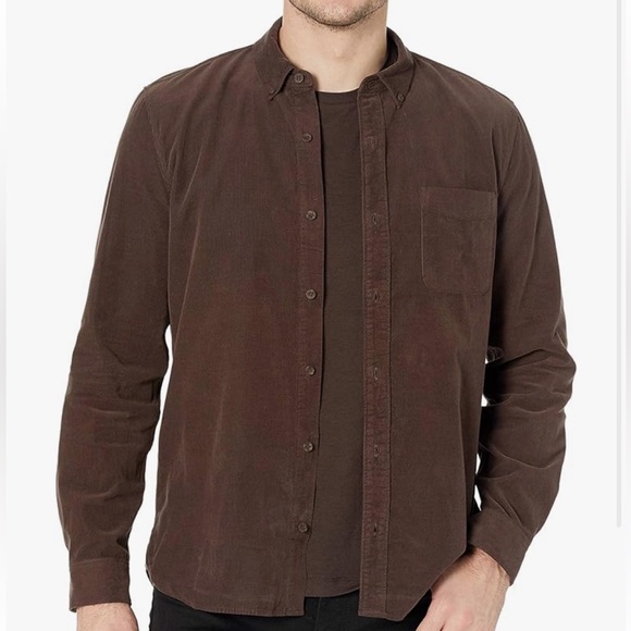 PAIGE Other - PAIGE Men's BLACK Langford Long Sleeve Corduroy Shirt in Large